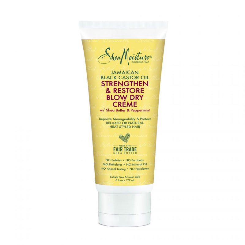 Shea Moisture Strengthen & Restore Blow Dry Creme Jamaican Black Castor Oil 6 oz product image