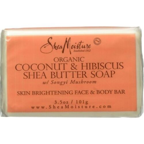 Shea Moisture Coconut & Hibiscus Shea Butter Facial Bar Soap 3.5oz product image