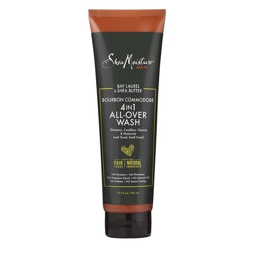 Shea Moisture 4-in-1 All-Over Wash Bay Laurel - Bourbon Commodore 10.3oz product image