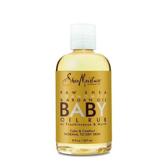 Shea Moisture Raw Shea, Chamomile & Argan Oil Baby Oil Rub 8oz product image