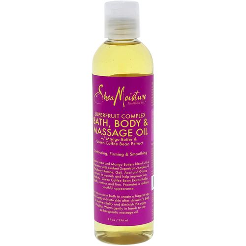 Shea Moisture Superfruit Complex Massage Oil 8oz product image
