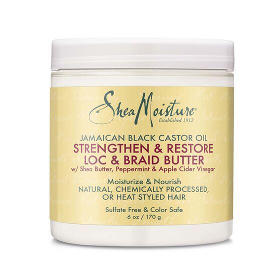 Shea Moisture Jamaican Black Castor Oil Moisture Twist and Lock Butter 6oz product image