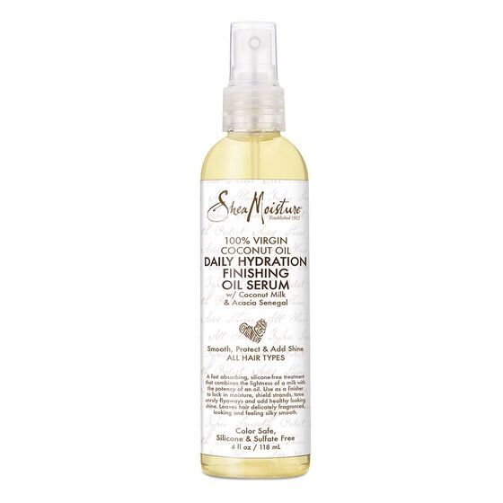 Shea Moisture Virigin Coconut Oil Daily Hydration Finishing Oil Serum 4oz product image