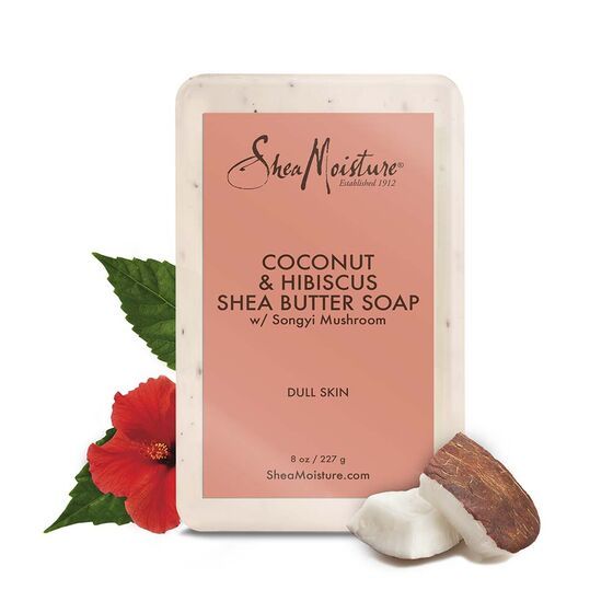 Shea Moisture Coconut & Hibiscus Bar Soap 8oz product image