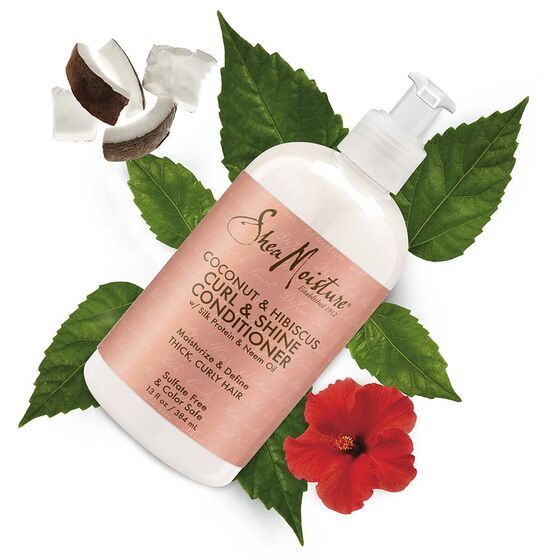 Shea Moisture Coconut & Hibiscus Curl & Shine Conditioner 13oz product image