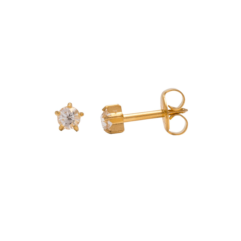 Studex Ear Stud PR-R104Y-STX Clear 3mm product image