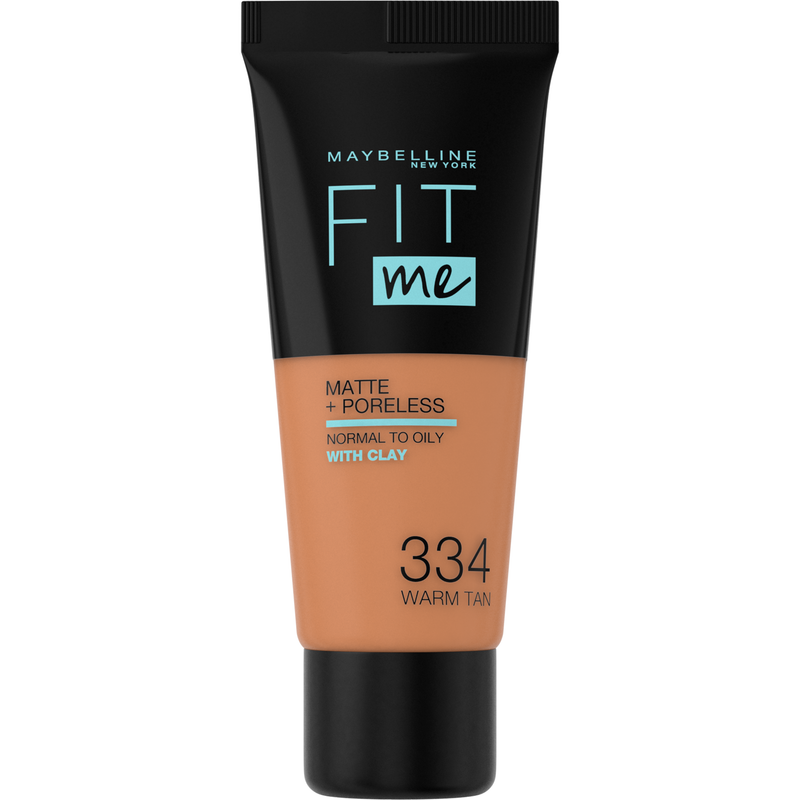 MAYBELLINE Fit Me Matte & Poreless Foundation 334 Warm Tan product image