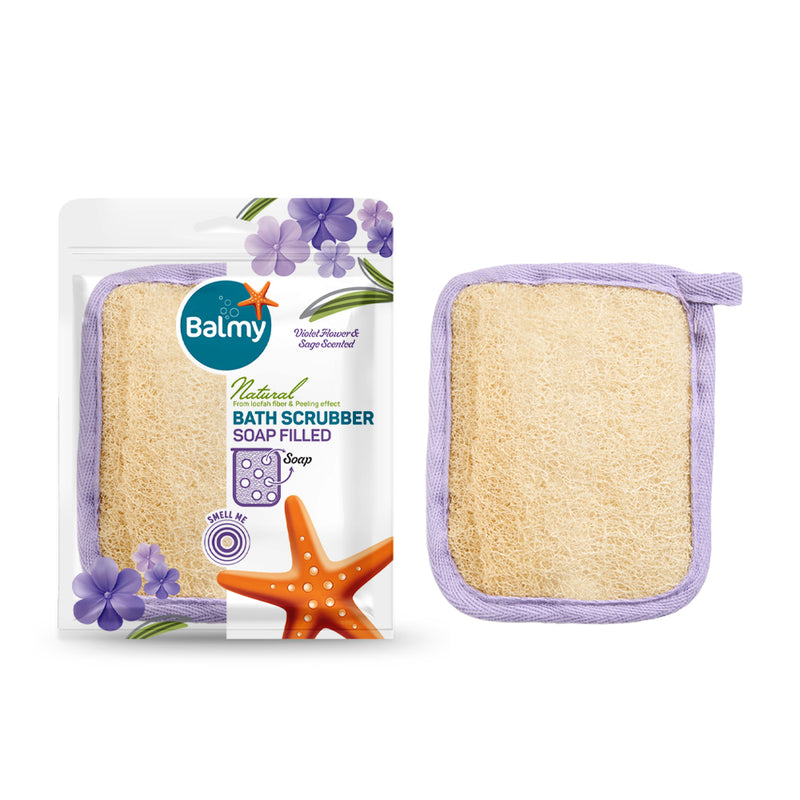Balmy Natural Soap Filled Bath Scrubber - Loofah (en) 80g product image
