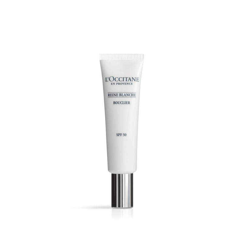 L’Occitane Reine Blanche Illuminating UV Shield SPF50 30ml product image