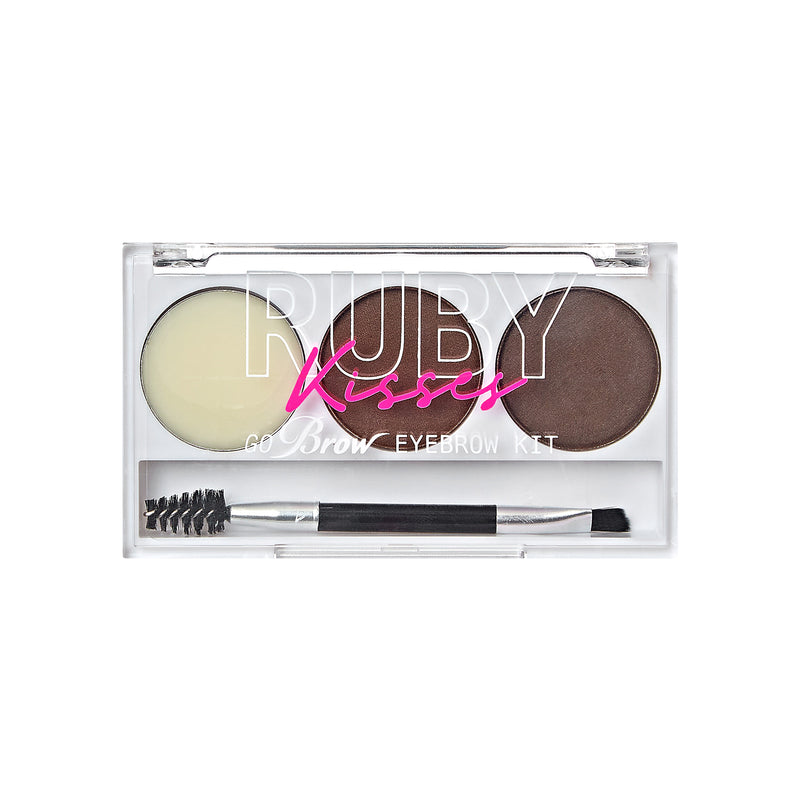 Ruby Kisses Go Brow Eyebrow Kit - Blackbrown product image