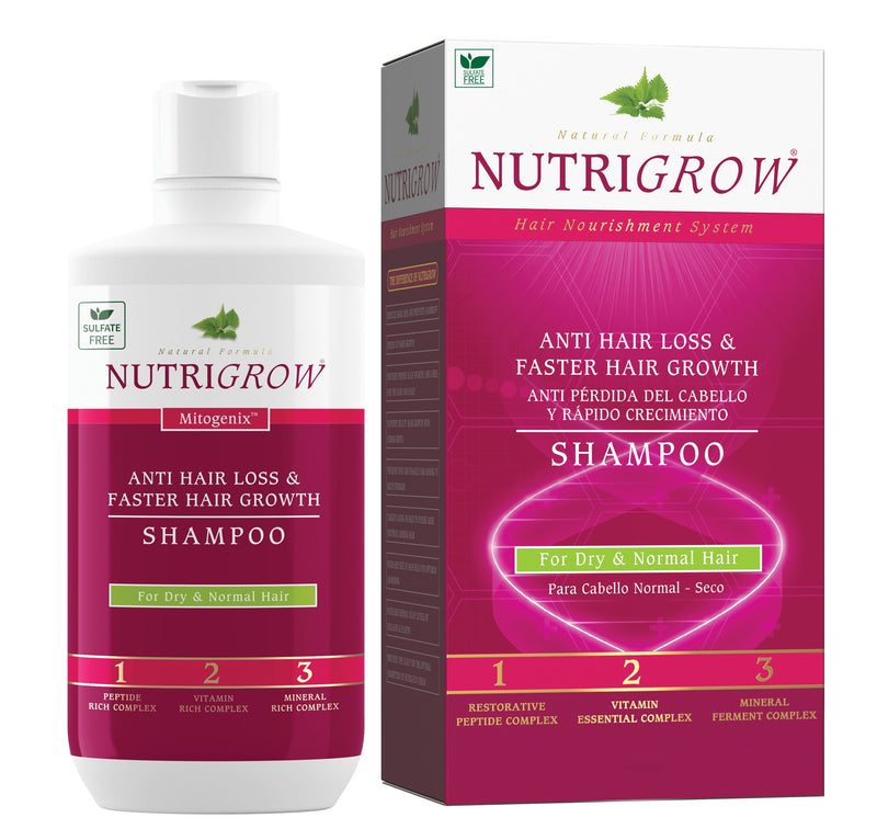 Nutrigrow Anti Hair Loss& Faster Hair Growth Shampoo For Dry&Normal Hair 300ml product image