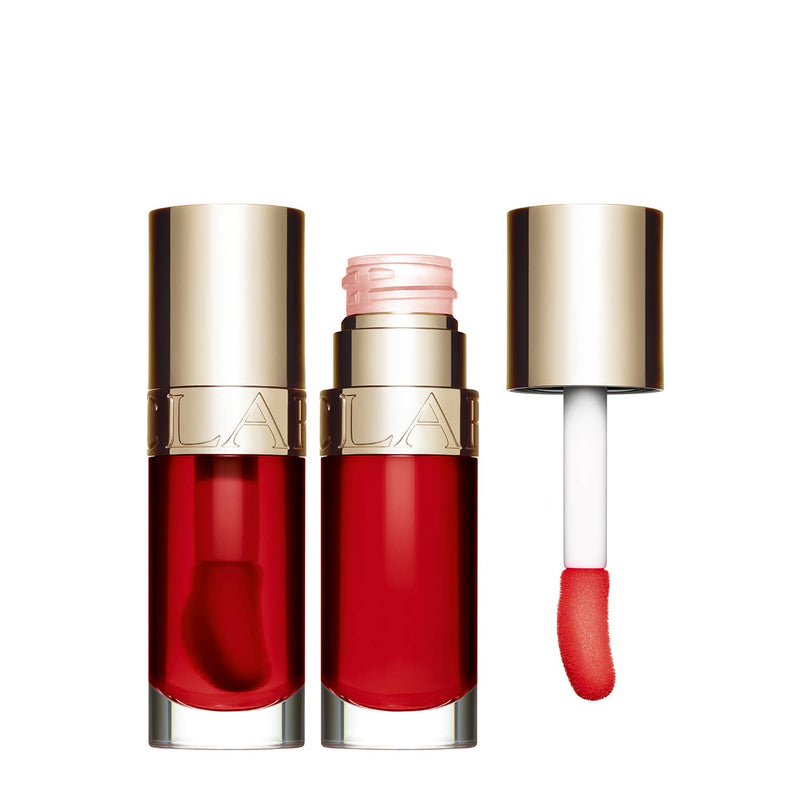 Clarins Lip Comfort Oil Hydrating and Plumping Lip Oil 7ml - 08 strawberry product image