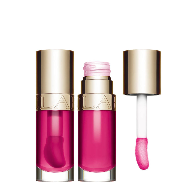 Clarins Lip Comfort Oil Hydrating and Plumping Lip Oil 7ml - 02 raspberry product image
