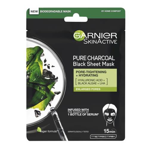 Garnier Skin Active Mask Pure Charcoal S28 Arenfr Algae product image