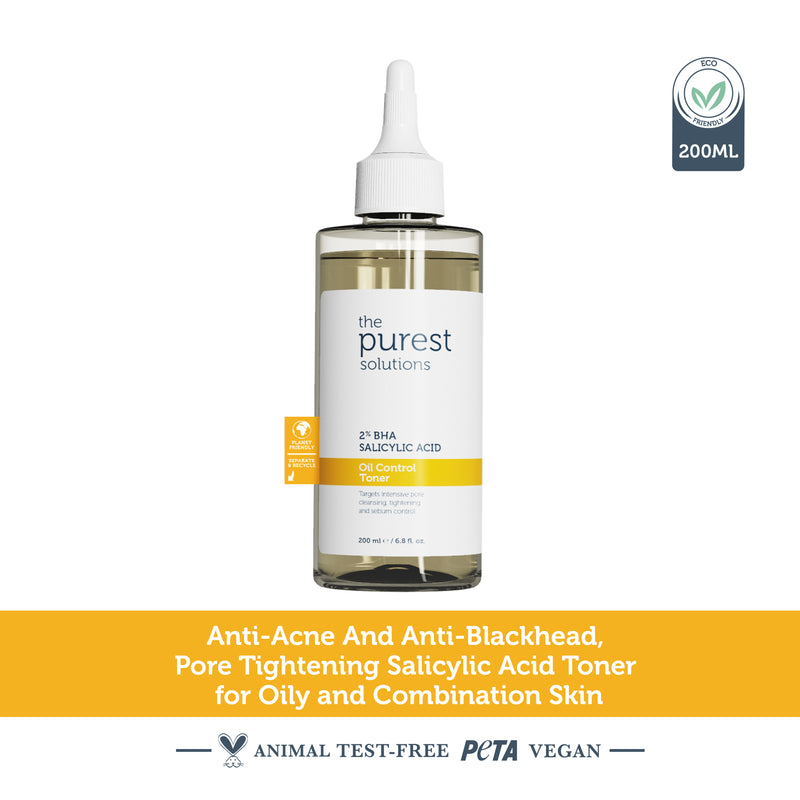 The Purest Solutions Oil Control Toner 2% BHA SALICYLIC ACID 200ml product image