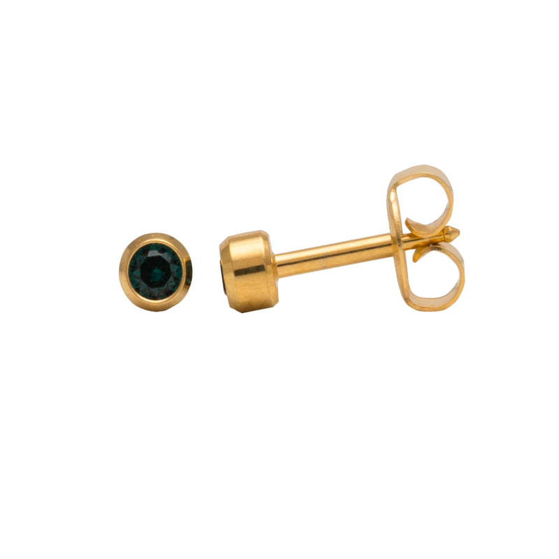 Studex Ear Stud PR-R205Y-STX Green 3mm product image