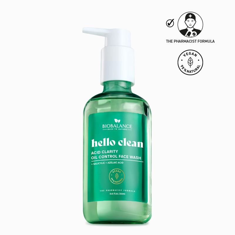 Bio Balance HELLO CLEAN Acid Clarity Oil Control Face Wash 250 ml product image