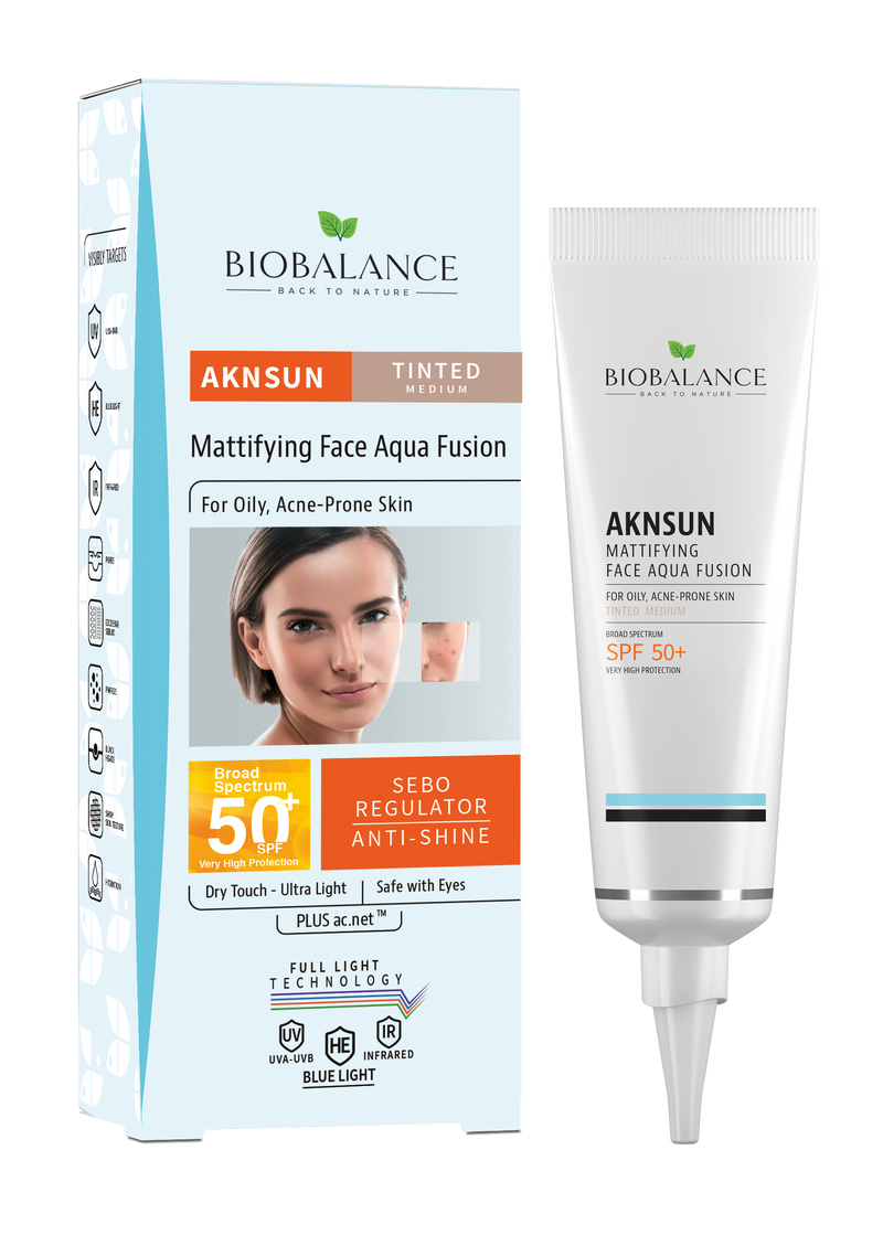 Bio Balance Aknsun Mattifiying Face Aqua Fusion Tinted Medium 40ml product image