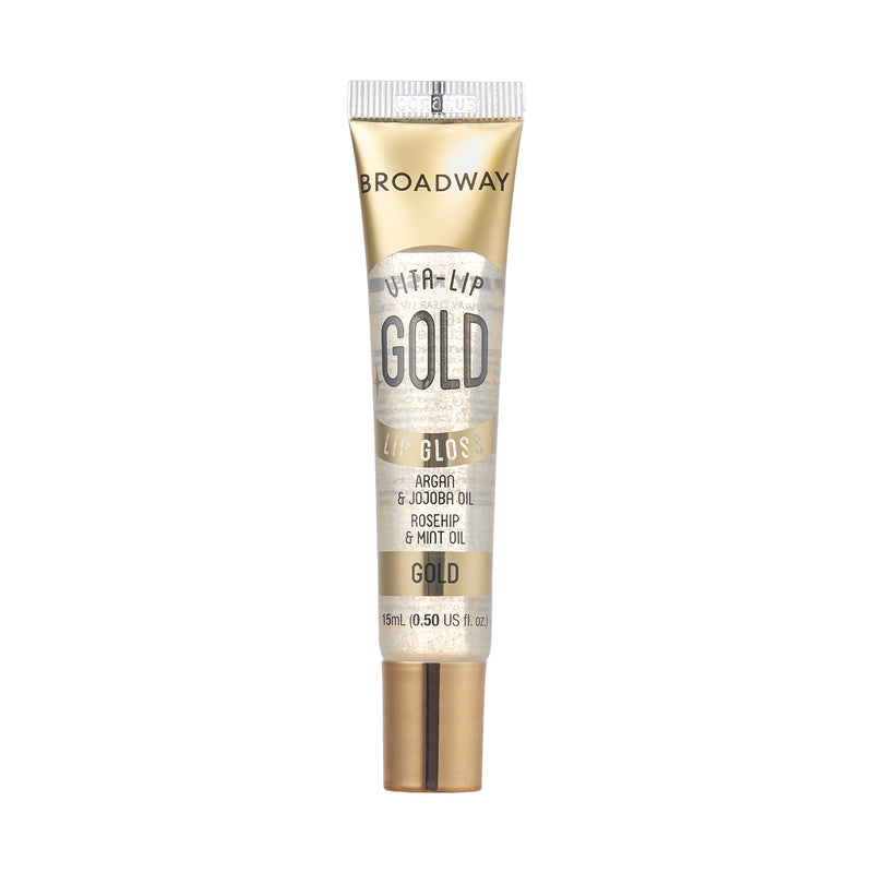 Ruby Kisses Broadway Vita-Lip Clear Lip Gloss - Gold product image