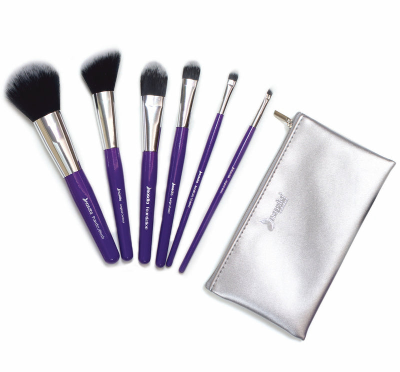 Nascita Professional Purple Brush Set With Cosmetic Bag product image
