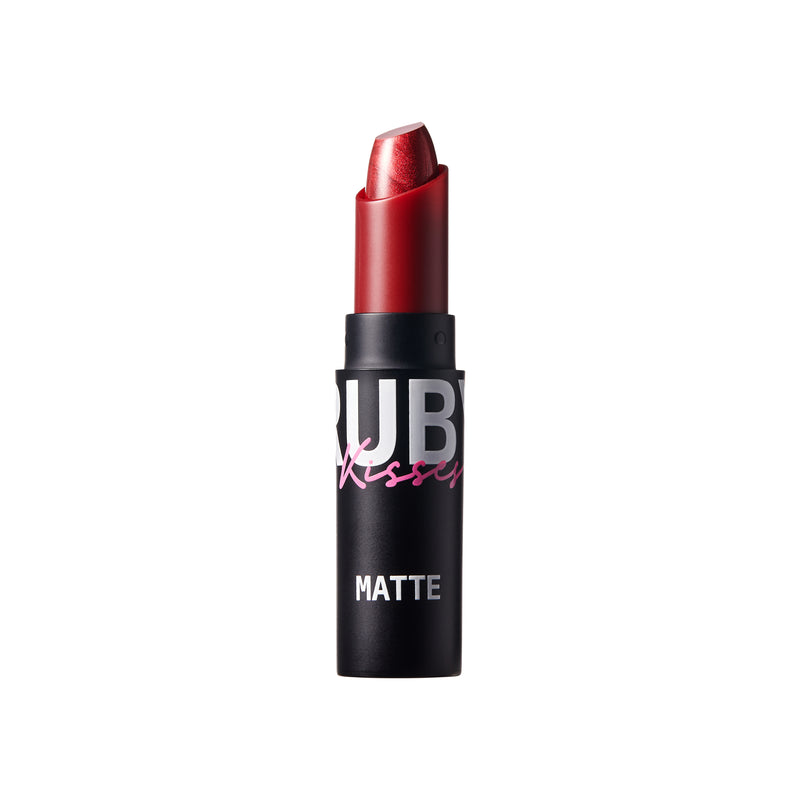 Ruby Kisses Mattest Matte Lipstick - Metallic Red product image