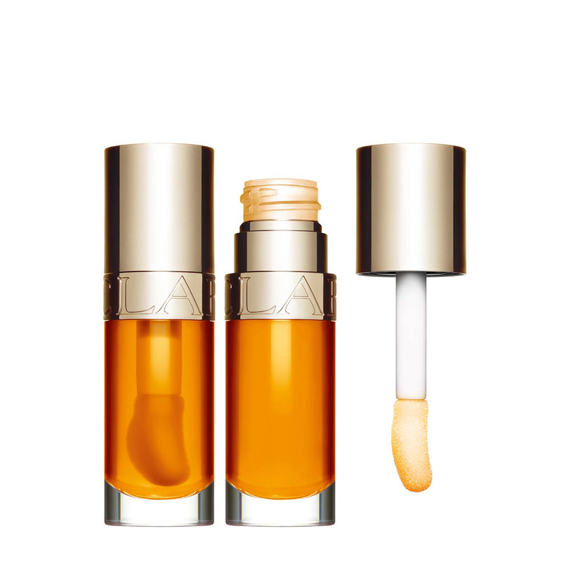 Clarins Lip Comfort Oil Hydrating and Plumping Lip Oil 7ml - 01 honey product image