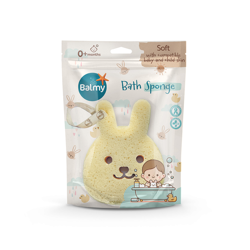 Balmy Rabbit Shaped Baby Bath Sponge product image