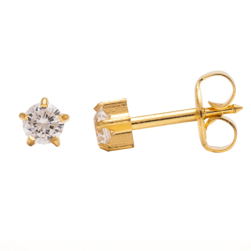 Studex Ear Stud PR-L100Y-STX Clear 4mm product image